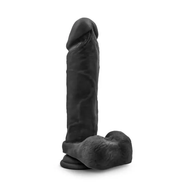 Blush Dildos Au Naturel Bold Massive 9 Inches Dildo Black Blush Dildos Au Naturel Bold Massive 9 Inches Dildo Black