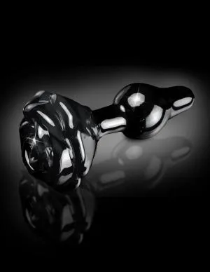 Icicles No 77 Black Rose Glass Massager Pipedream Anal Icicles No 77 Black Rose Glass Massager Pipedream Anal