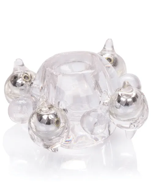 Basic Essentials Enhancer Ring Wbeads Clear California Exotic Novelties Male Sex Toys Basic Essentials Enhancer Ring Wbeads Clear California Exotic Novelties Male Sex Toys