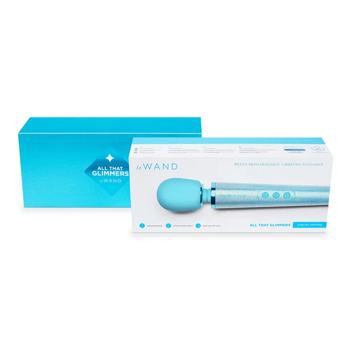 Le Wand Vibrators Le Wand All that Glimmers Blue