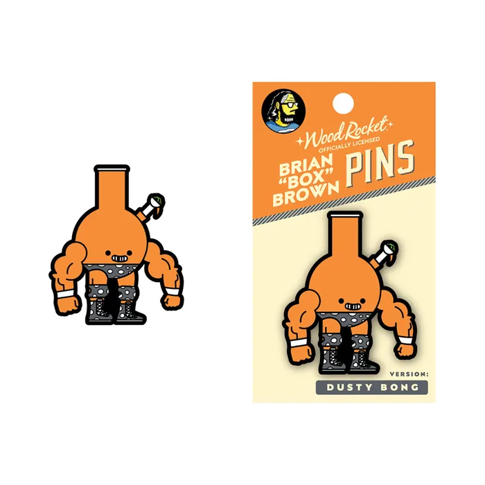 Vibrators Wood Rocket Pin Dusty Bong